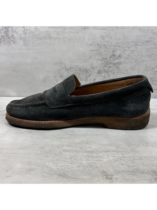 Brooks Brothers Suede Leather Crepe Soles Penny Loafers - Men\'s Size 10 - Green main image 6
